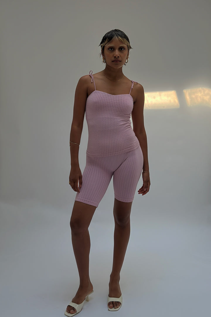 ⭐︎MARNO Simone lace camisole Simone Knit Camisole Lavender – MEGOSA
