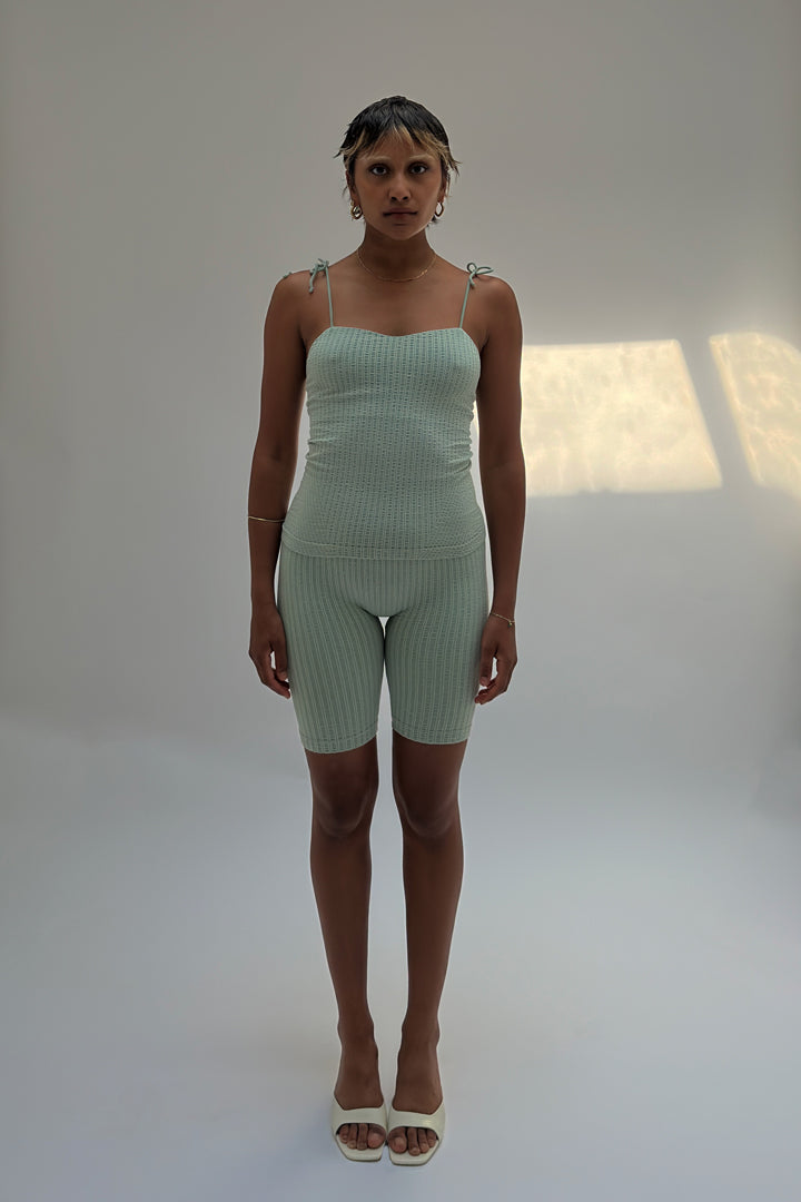 ⭐︎MARNO Simone lace camisole Simone Knit Camisole Lime – MEGOSA