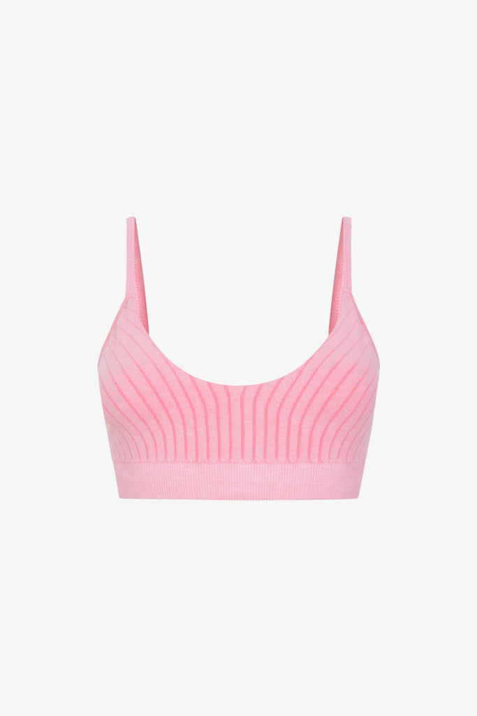 Megosa Ayla 3D Knit Bralette Pink Full