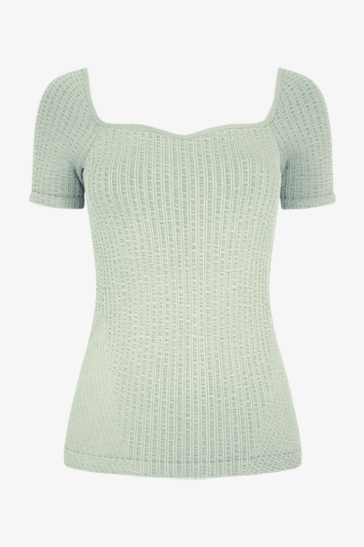 Louise Knit Top Lime – MEGOSA